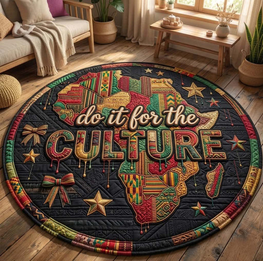 Juneteenth Quilted Round Mat GFTOTG4005