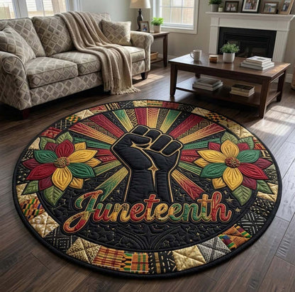 Juneteenth Quilted Round Mat GFTOTG4006
