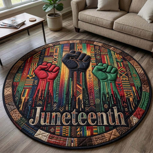 Juneteenth Quilted Round Mat GFTOTG4008