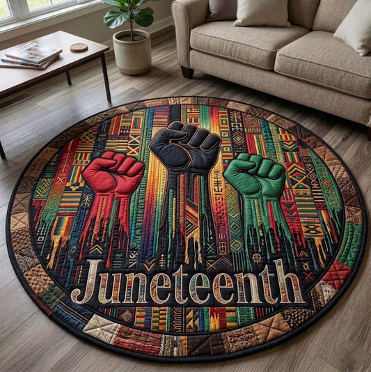 Juneteenth Quilted Round Mat GFTOTG4008