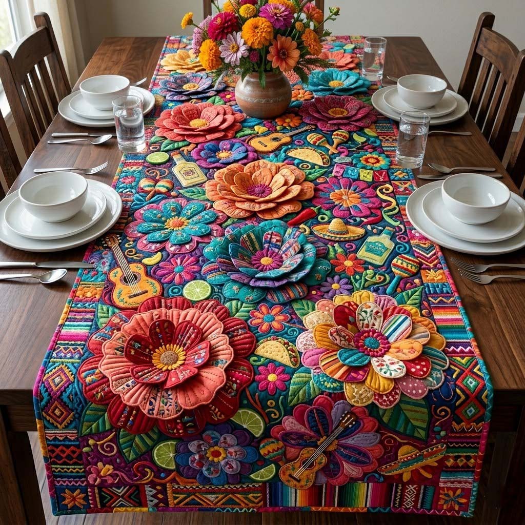 Cinco De Mayo Quilted Table Runner GFTOTG4011