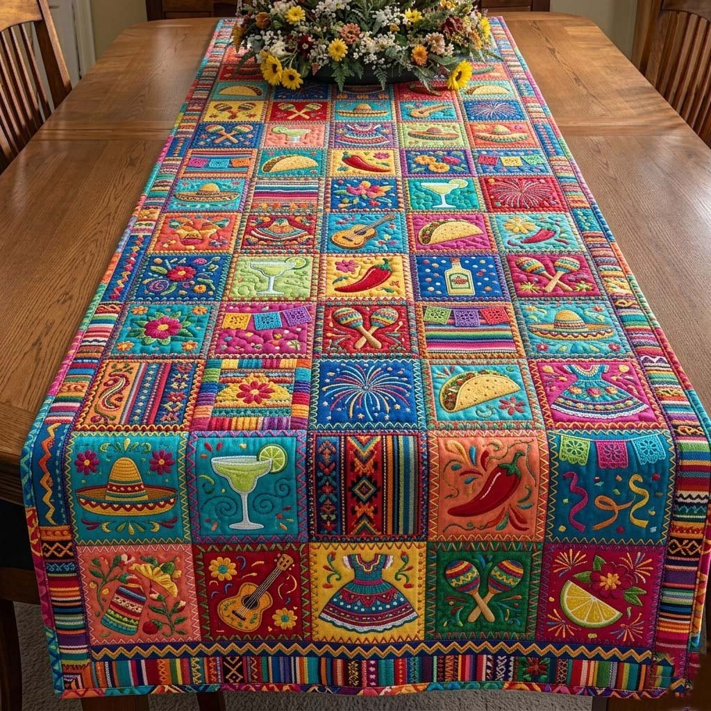 Cinco De Mayo Quilted Table Runner GFTOTG4016