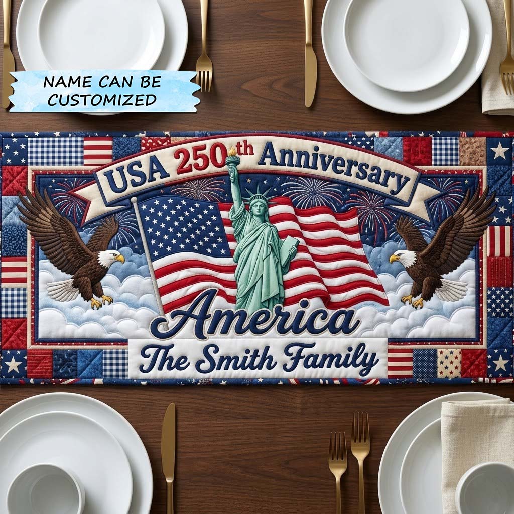 Liberty Heritage Quilted Table Runner QTCUZ GFTOTG4024