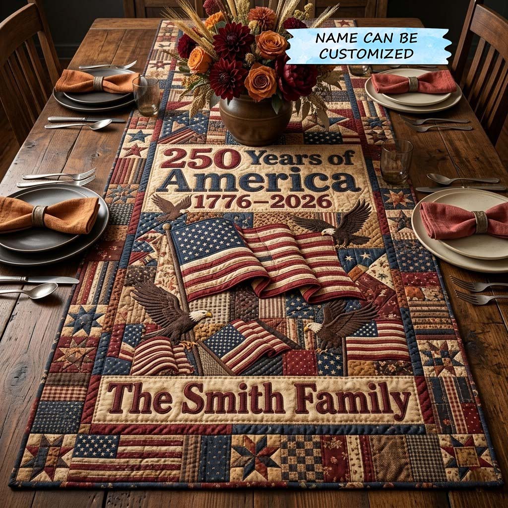 Liberty Heritage Quilted Table Runner QTCUZ GFTOTG4030