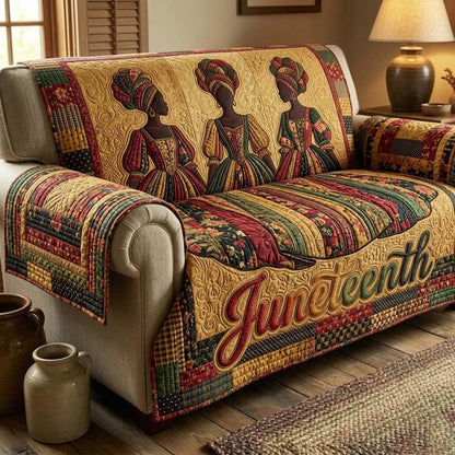 Juneteenth Heritage Quilted Sofa Cover GFTOTG4032