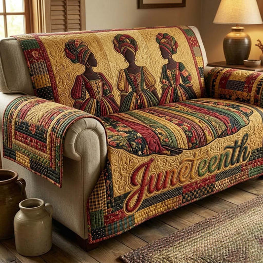 Juneteenth Heritage Quilted Sofa Cover GFTOTG4032