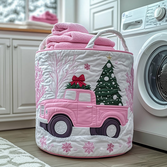 Christmas Serenity Quilted Laundry Basket GFTOTG470
