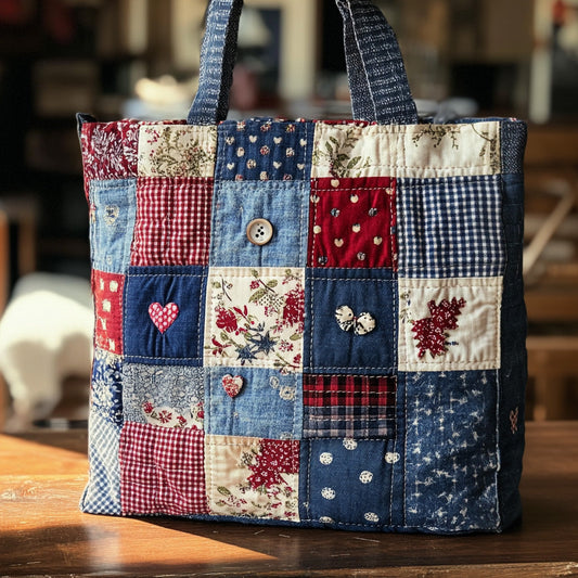Upcycle Heritage Quilted Tote Bag GFTOTG573