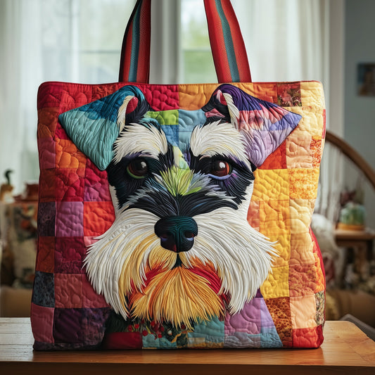 Schnauzer Quilted Tote Bag GFTOTG672