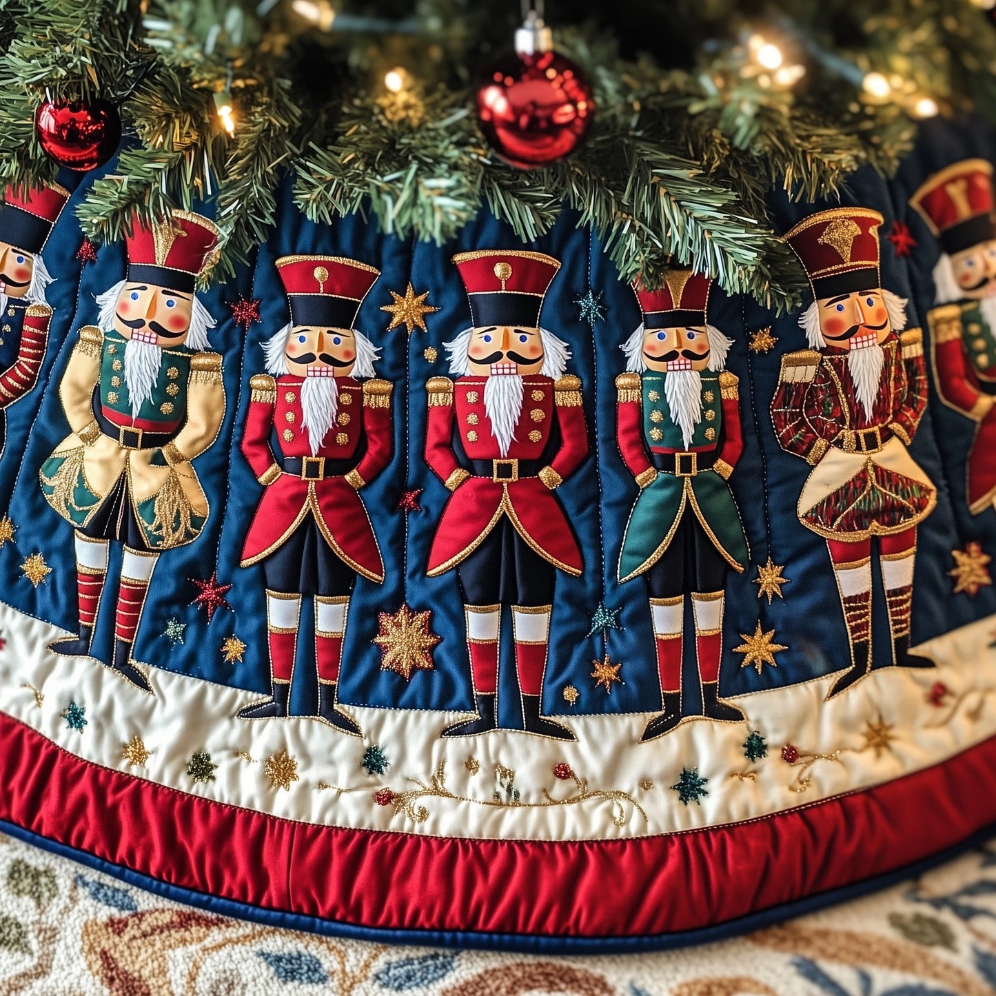 Nutcracker Quilted Tree Skirt GFTOTG717