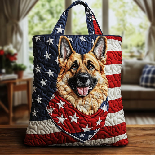 German Shepherd Quilted Tote Bag GFTOTG734