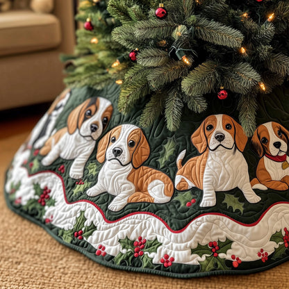 Adorable Beagle Quilted Tree Skirt GFTOTG770