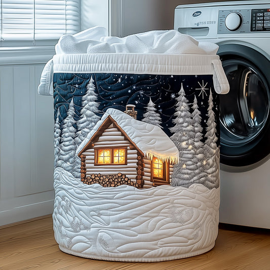 Log Cabin Quilted Laundry Basket GFTOTG783