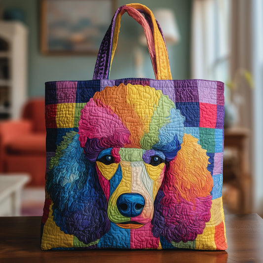 Poodle Quilted Tote Bag GFTOTG79