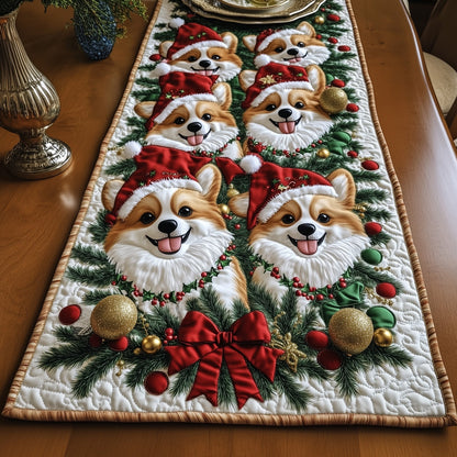 Jolly Pomeranian Quilted Table Runner GFTOTP12801