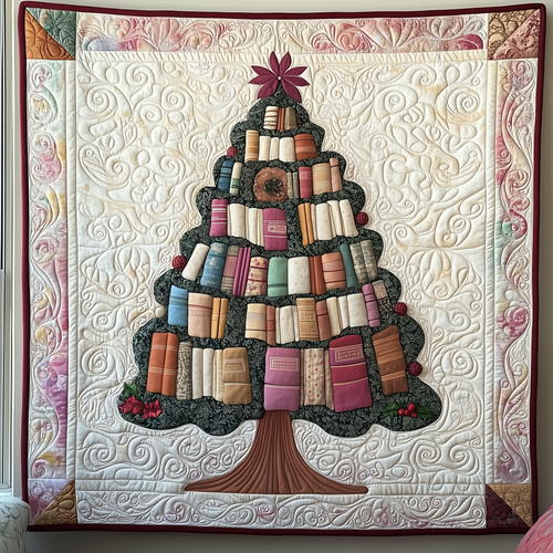 All Booked for Christmas Quilted Blanket GFTOTL1574