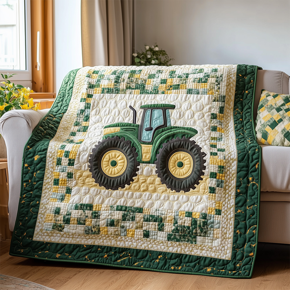 Tractor Quilted Blanket GFTOTL2403