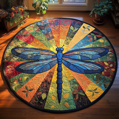 Dragonfly Quilted Round Mat GFTOTL2516