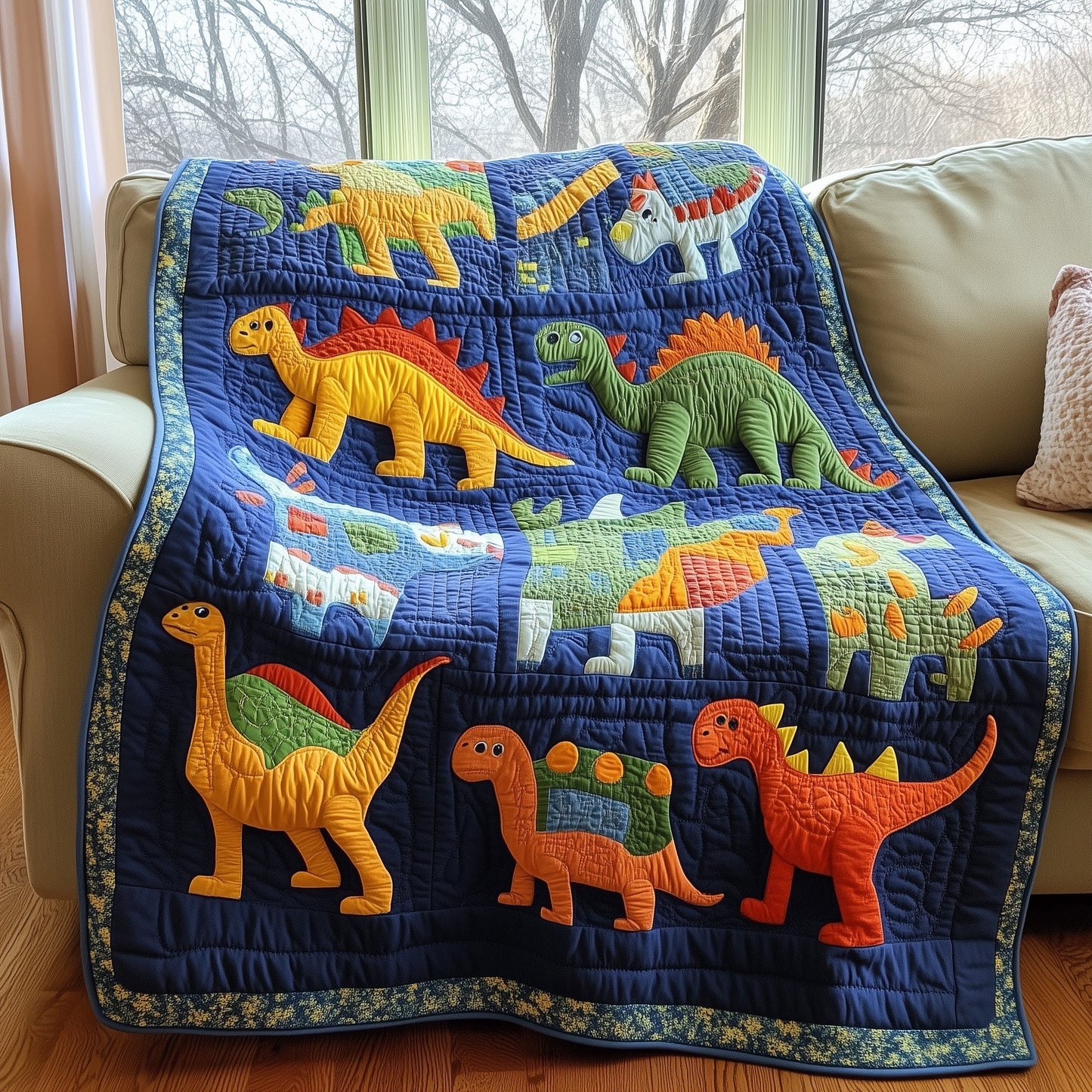 Dinosaur Quilted Blanket GFTOTL2521