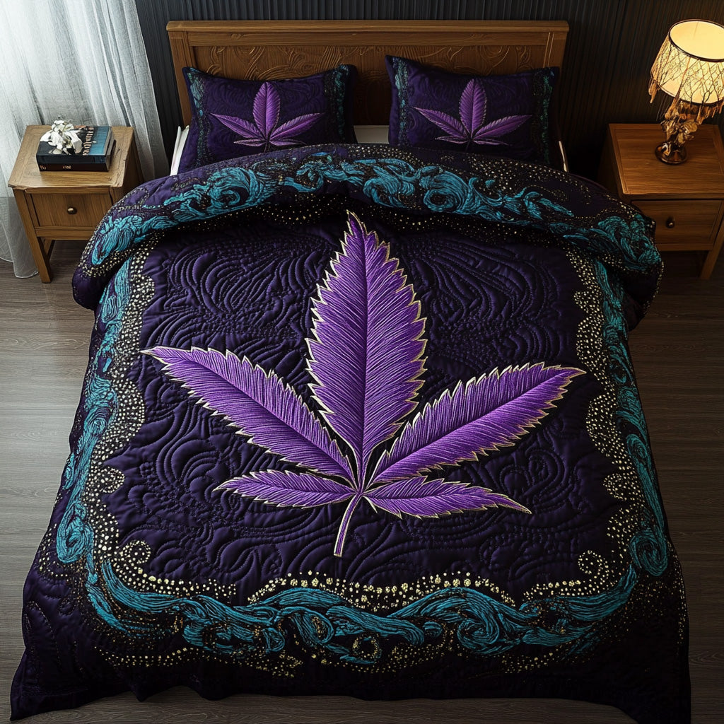 Hippie High Life 3-Piece Quilted Bedding Set GFTOTL2722