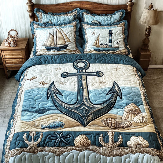 Anchor to the Soul 3-Piece Quilted Bedding Set GFTOTL2789