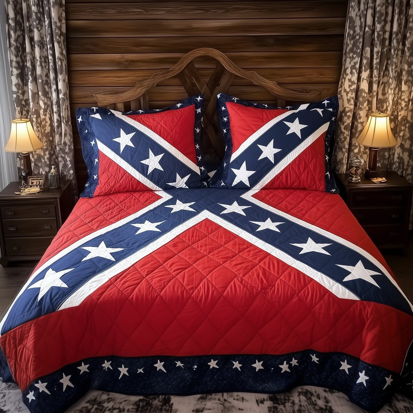 South Will Rise 3-Piece Quilted Bedding Set GFTOTL2994