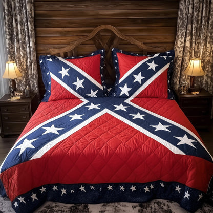 South Will Rise 3-Piece Quilted Bedding Set GFTOTL2994