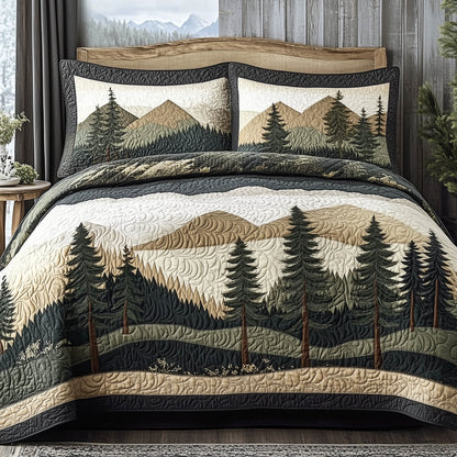 Forest Lodge 3-Piece Quilted Bedding Set GFTOTL2999
