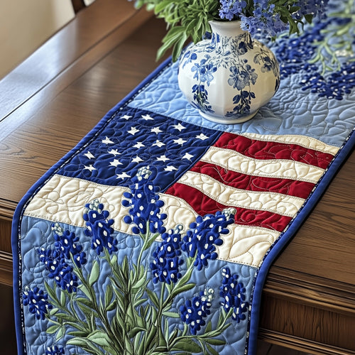Bluebonnet Quilted Table Runner GFTOTL3073