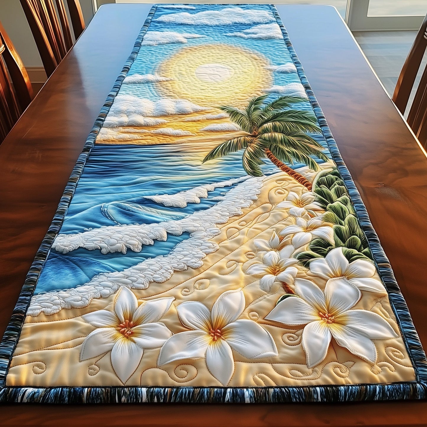 Aloha Petals Quilted Table Runner GFTOTL3198