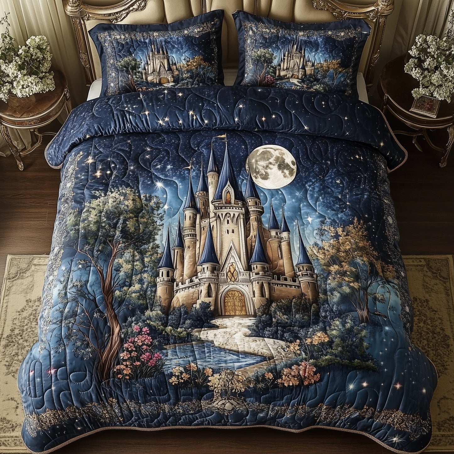 Fairytale Castle 3-Piece Quilted Bedding Set GFTOTL3261