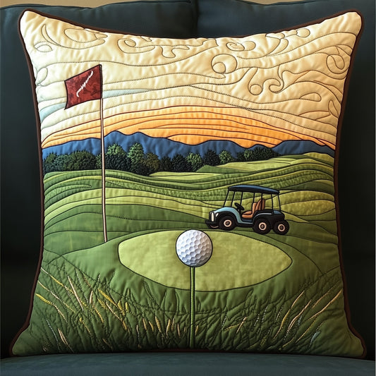 Fairway Dreams Quilted Pillow Case GFTOTL3585