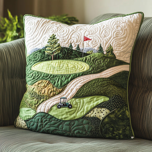 Fairway Dreams Quilted Pillow Case GFTOTL3586