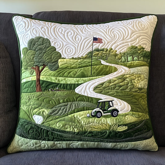 Fairway Dreams Quilted Pillow Case GFTOTL3587