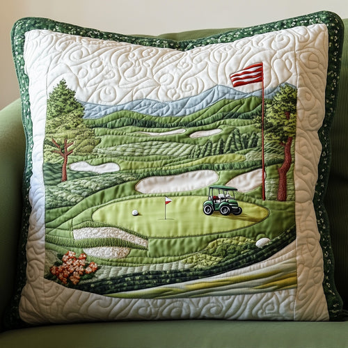 Fairway Dreams Quilted Pillow Case GFTOTL3591