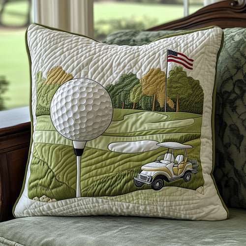 Fairway Rider Quilted Pillow Case GFTOTL3595