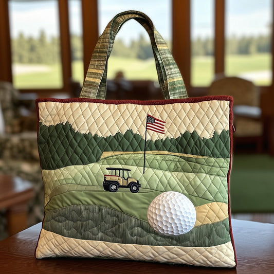 Fairway Dream Quilted Tote Bag GFTOTL3731