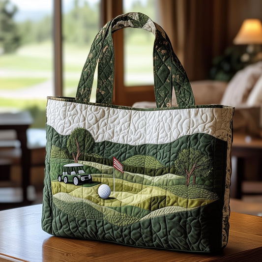 Fairway Dream Quilted Tote Bag GFTOTL3736