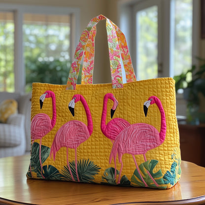 Quirky Flock Quilted Tote Bag GFTOTL3765