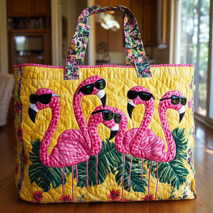 Quirky Flock Quilted Tote Bag GFTOTL3767