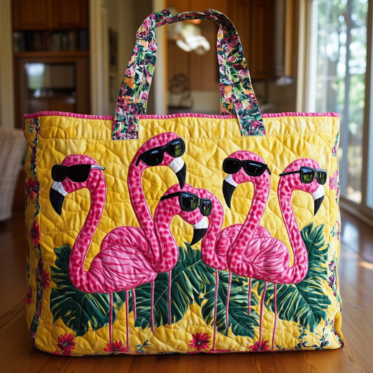 Quirky Flock Quilted Tote Bag GFTOTL3767