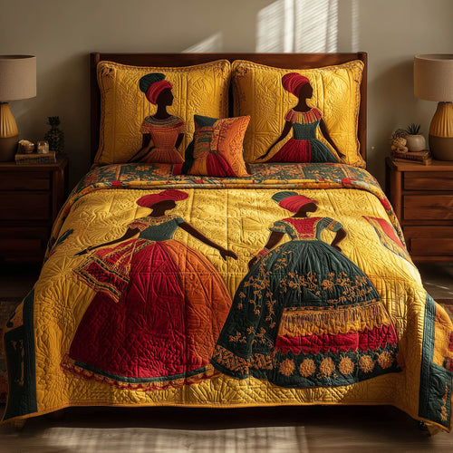 Soulbound Roots 3-Piece Quilted Bedding Set GFTOTL3867