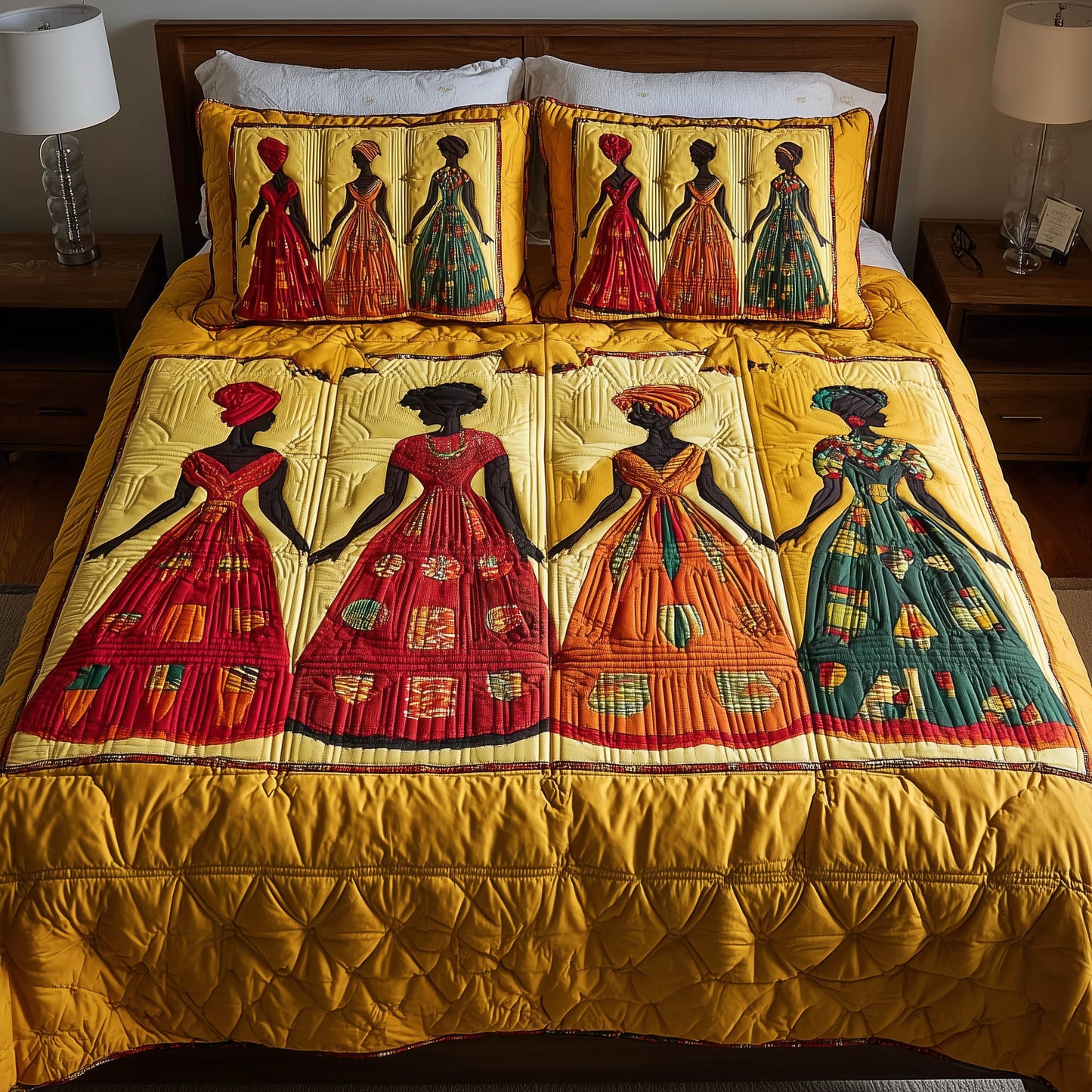 Soulbound Roots 3-Piece Quilted Bedding Set GFTOTL3875