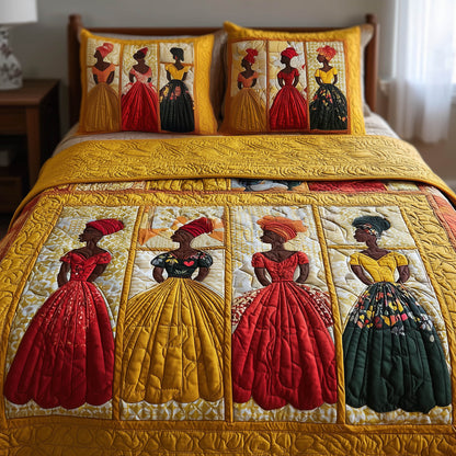 Soulbound Roots 3-Piece Quilted Bedding Set GFTOTL3876