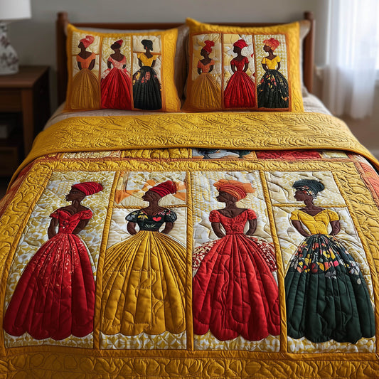 Soulbound Roots 3-Piece Quilted Bedding Set GFTOTL3876