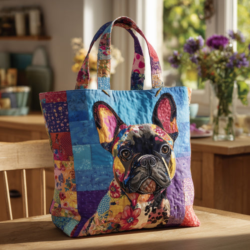 French Bulldog Quilted Tote Bag GFTOTL4375