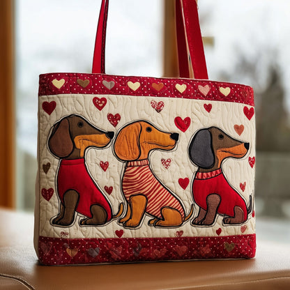 Dachshund Quilted Tote Bag GFTOTL4550