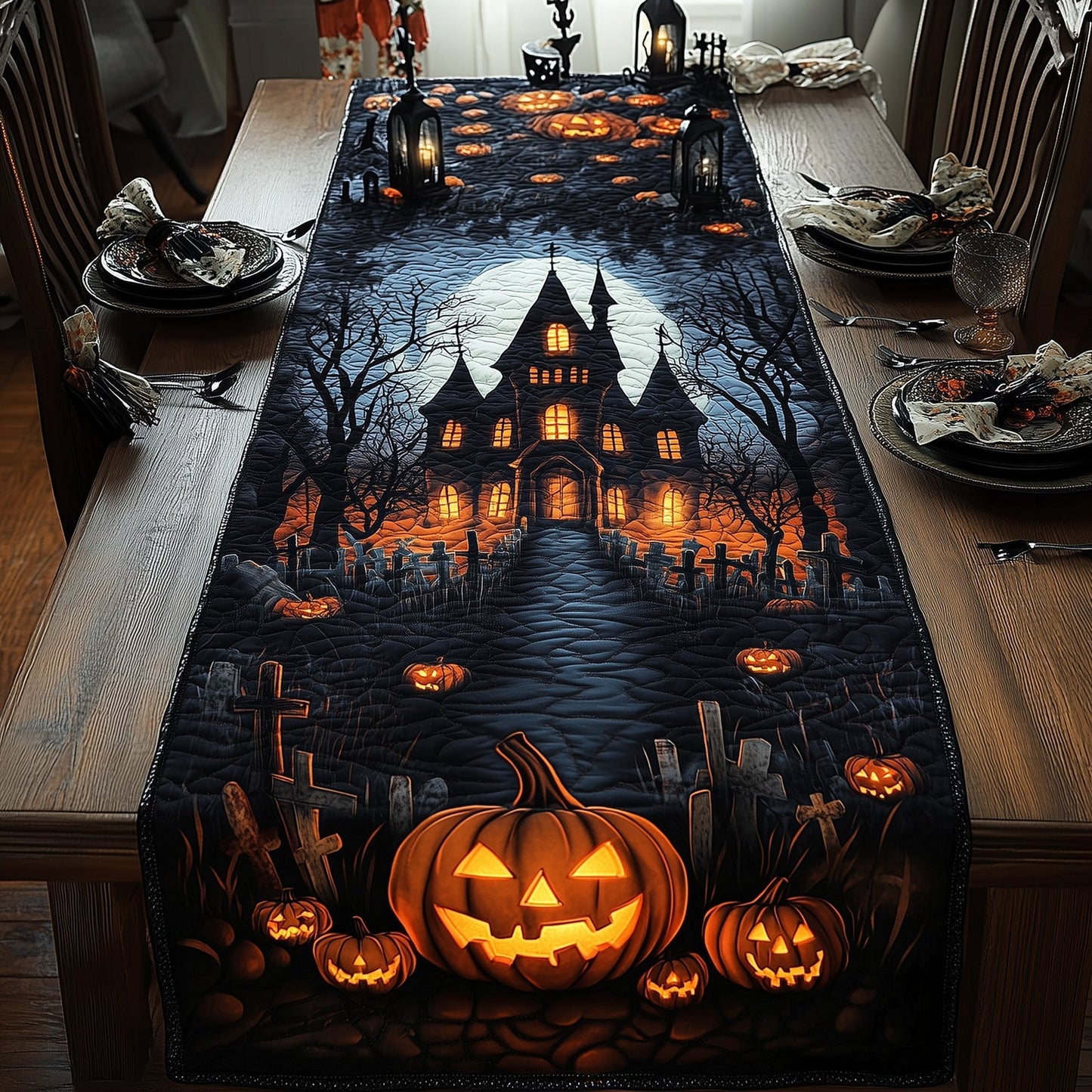 Hexed Homestead Quilted Table Runner GFTOTL4641