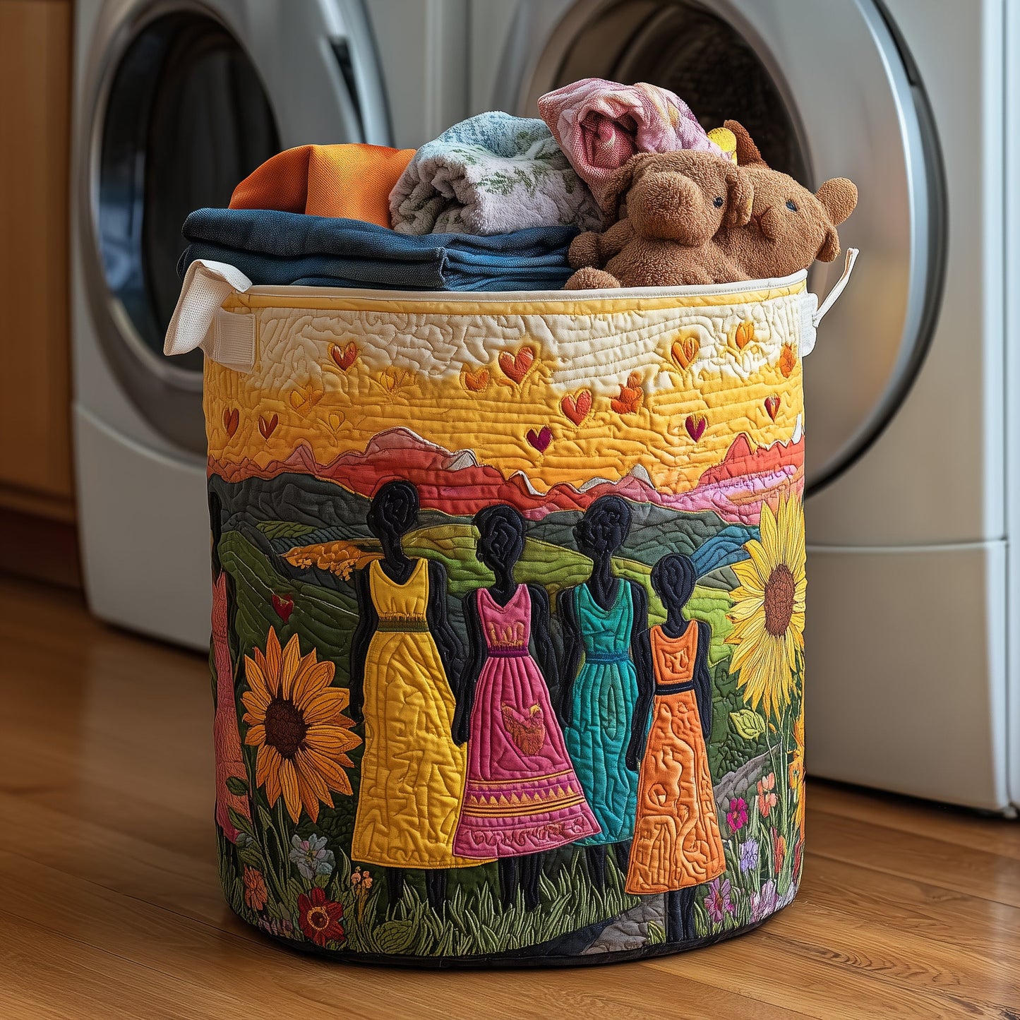 Soulbound Roots Quilted Laundry Basket GFTOTL4708