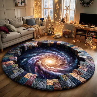 Mystic Nebula Quilted Round Mat GFTOTL4928